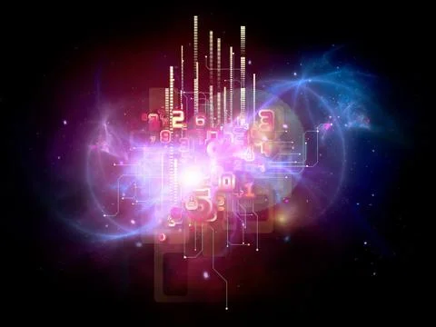 Paradigm of Cloud Technology Illustrazione stock