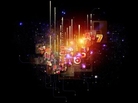 Paradigm of Cloud Technology Stock Illustration