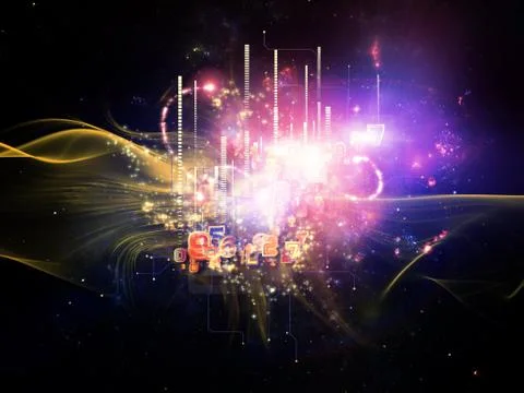 Paradigm of Cloud Technology Stock Illustration