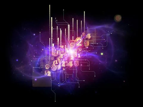 Paradigm of Cloud Technology Ilustração Stock