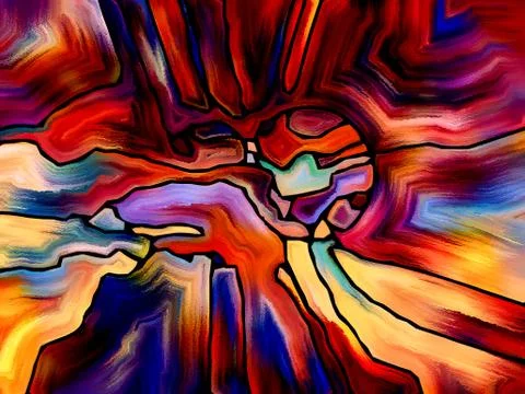 Paradigm of Color Illustrazione stock