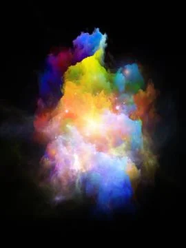 Paradigm of Color Space Stock Illustration