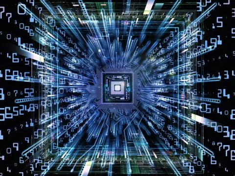 Paradigm of Computer Stock Illustration