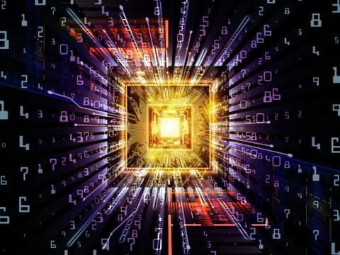 Paradigm of Computer Stock Illustration