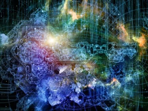 Paradigm of Connection Illustrazione stock