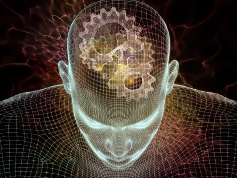 Paradigm of Digital Identity Stock Illustration