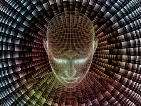 Paradigm of Digital Identity Illustrazione stock