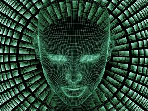 Paradigm of Digital Identity Stock Illustration