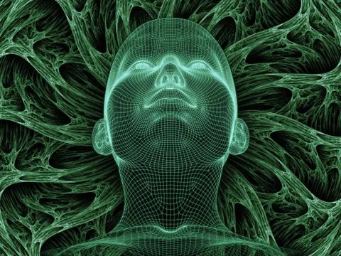 Paradigm of Digital Identity Stock Illustration