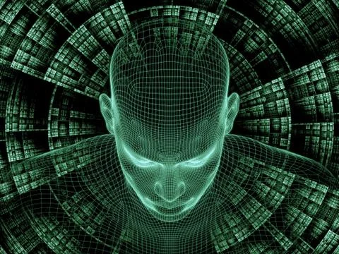 Paradigm of Digital Identity Free Stock Illustration