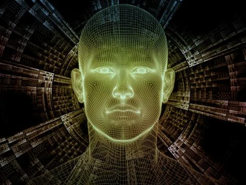 Paradigm of Digital Identity Illustrazione stock