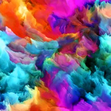 Paradigm of Digital Paint Stock Illustration