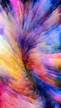 Paradigm of Digital Paint 스톡 일러스트