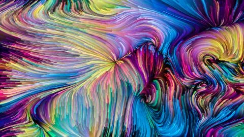 Paradigm of Digital Paint 스톡 일러스트