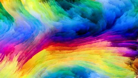 Paradigm of Digital Paint 스톡 일러스트