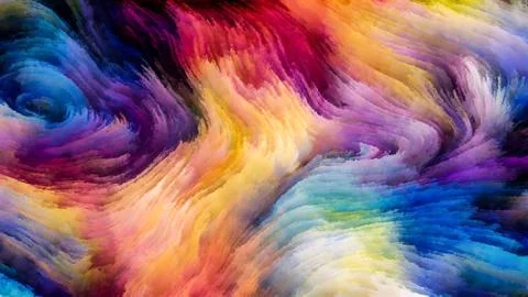 Paradigm of Digital Paint 스톡 일러스트