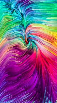 Paradigm of Digital Paint 스톡 일러스트