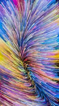 Paradigm of Digital Paint 스톡 일러스트