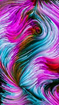 Paradigm of Digital Paint 스톡 일러스트