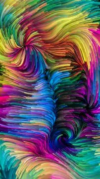 Paradigm of Digital Paint Illustrazione stock