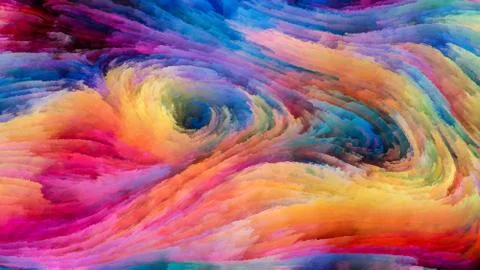 Paradigm of Digital Paint Stock Illustration