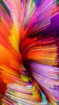 Paradigm of Digital Paint 스톡 일러스트