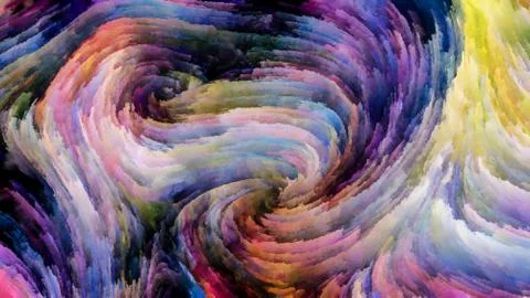 Paradigm of Digital Paint 스톡 일러스트