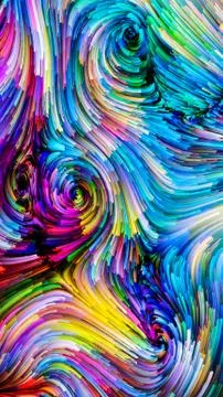 Paradigm of Digital Paint 스톡 일러스트