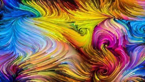 Paradigm of Digital Paint 스톡 일러스트