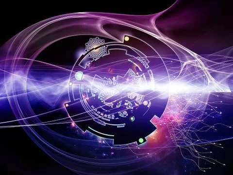 Paradigm of Digital Processing 스톡 일러스트