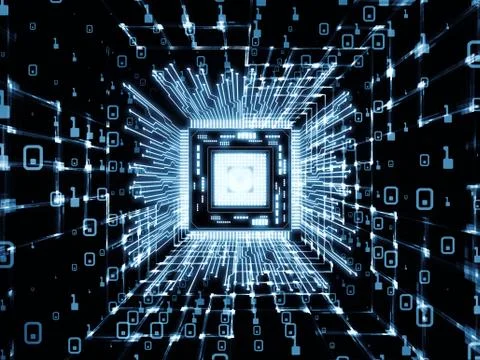 Paradigm of Digital Processor イラスト素材
