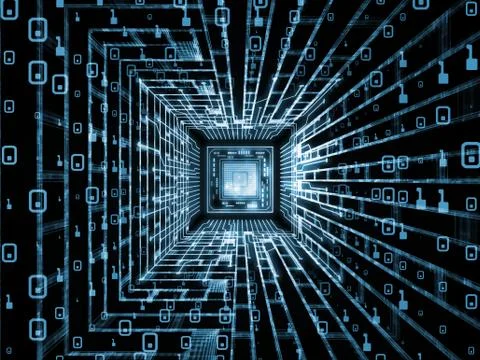 Paradigm of Digital Processor Free Stock Illustration