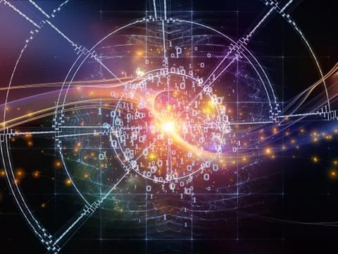 Paradigm of Digital World Stock-Illustration