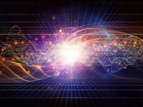 Paradigm of Digital World Stock Illustration