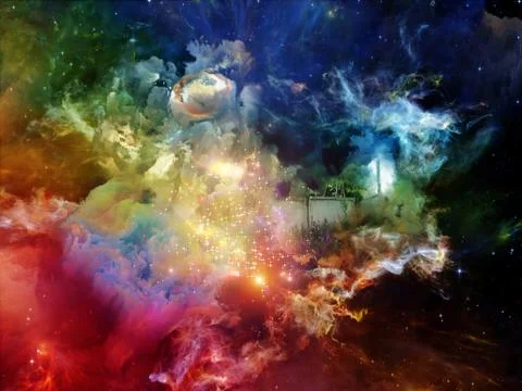 Paradigm of Dream Space Illustrazione stock