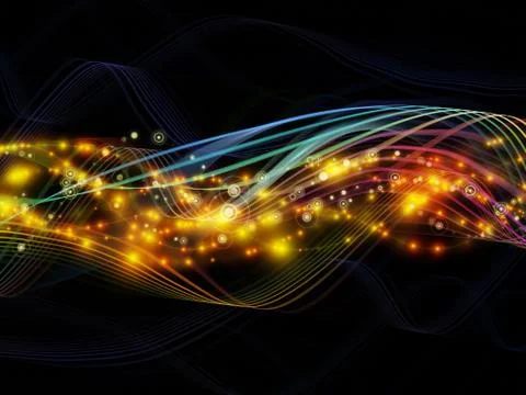 Paradigm of Dynamic Network Stock Illustration