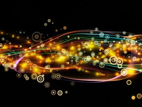 Paradigm of Dynamic Network Stock Illustration