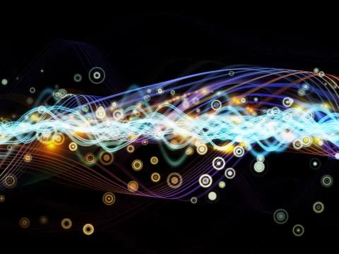 Paradigm of Dynamic Network Stock Illustration