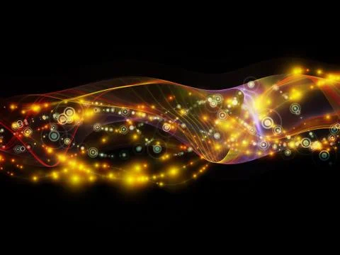 Paradigm of Dynamic Network Stock Illustration
