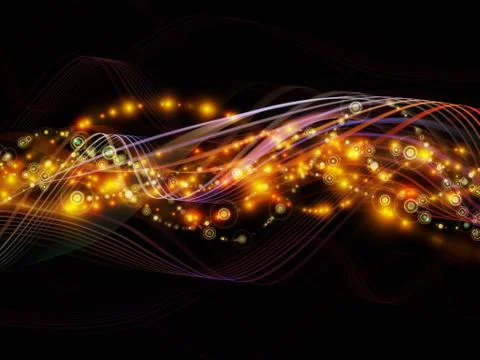 Paradigm of Dynamic Network Illustrazione stock