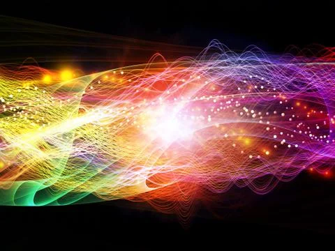 Paradigm of Dynamic Waves Stock Illustration