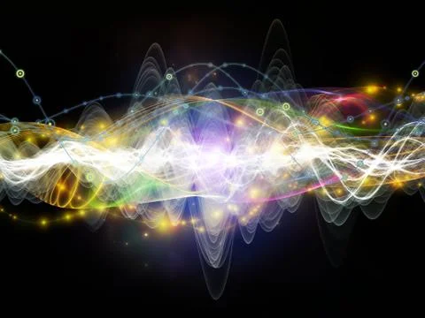 Paradigm of Dynamic Waves Illustrazione stock