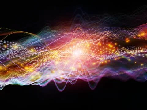 Paradigm of Dynamic Waves Stock Illustration