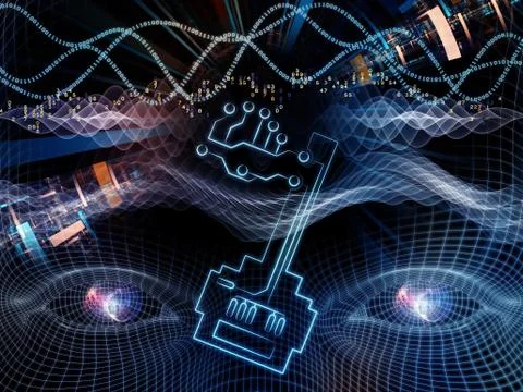 Paradigm of Encryption Stock Illustration