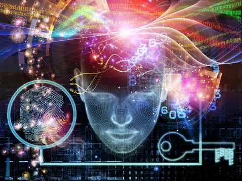 Paradigm of Encryption Stock Illustration