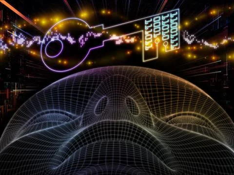 Paradigm of Encryption 库存插图