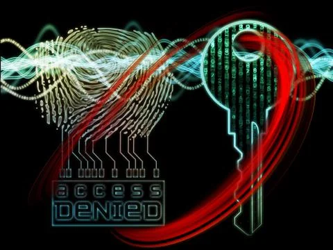 Paradigm of Encryption Stockillustratie