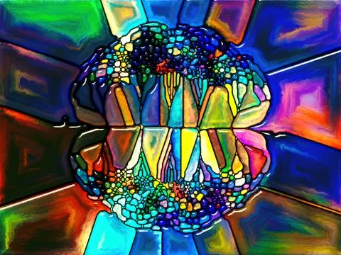 Paradigm of Glass Illustrazione stock