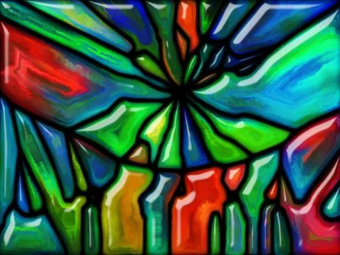 Paradigm of Glass Illustrazione stock