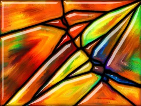 Paradigm of Glass Stock Illustration